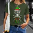 Women's Daughter-In-Law Elf Christmas Elf Christmas T-Shirt Geschenke für Sie