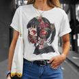 Anime Manga Gráfico Ojos Rojos Arte Anime Camiseta unisex Regalos para ella