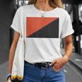 Bandera Del Comunismo Anarco Regalo Anarco-Comunista Camiseta unisex Regalos para ella