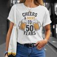 Cheers And Beers To 50 Years T-Shirt Gifts for Her