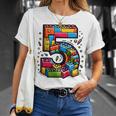 Children's 5Th Birthday With Building Blocks Idea T-Shirt Geschenke für Sie