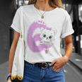 Children's Kitten Birthday Cat 6 Birthday Girls 6 Years T-Shirt Geschenke für Sie