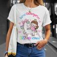 Children's Unicorn Girls Nursery Child 2025 Pink T-Shirt Geschenke für Sie