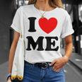 Con Texto En Inglés I Love Me I Love Me Myself And I Camiseta unisex Regalos para ella