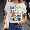 Daddy Of The One-A-Saurus 2Nd Birthday Dinosaur Party T-Shirt Gifts for Her