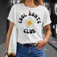 Floral Cool Aunts Club Auntie Again Gray T-Shirt Geschenke für Sie