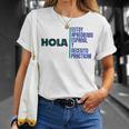 Saying Hola Estoy Aprendiendo Español Learn Spanish T-Shirt Geschenke für Sie