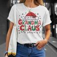 Grandma Claus Xmas Santa Matching Family Christmas Pajamas T-Shirt Gifts for Her