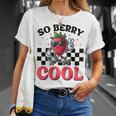 Groovy So Berry Cool Fruit Lover Strawberry Season For Boy T-Shirt Gifts for Her