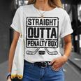 Ice Hockey Player Sport Straight Outta The Penalty Box T-Shirt Gifts for Her
