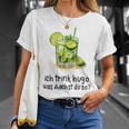 Ich Trink Hugo Was Machst Du So Party Hugo Mädels T-Shirt Geschenke für Sie