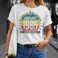 January 1985 40Th Birthday 1985 40 Years Decorative T-Shirt Geschenke für Sie