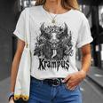 Kramperl Perchten Knecht Ruprecht Christmas Demon Krampus Gray T-Shirt Geschenke für Sie