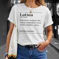 Latina Latina Latina Chica Latina Diccionario Español Camiseta unisex Regalos para ella
