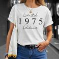 Limited Edition 1975 Birthday 1975 Born 1975Intage Blue T-Shirt Geschenke für Sie