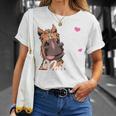 Mir Reichts Ich Geh Reiten Pferde Girl's Equestrian Women's T-Shirt Geschenke für Sie