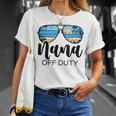 Nana Off Duty Sunglasses Palm Tree Beach Sunset Mother's Day T-Shirt Gifts for Her