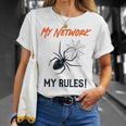 My Network My Rules Lustiges It Cyber Security T-Shirt Geschenke für Sie