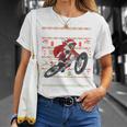 Oh What Fun It Is To Ride Mountain Bike Mtb Ugly Christmas T-Shirt Geschenke für Sie