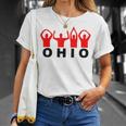 OHIO Casual Graphical Dress Daily Wear Carnival Party T-Shirt Gifts for Her