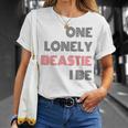One Lonely Beastie I Be Quote Saying Humor Sarcastic T-Shirt Gifts for Her