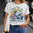 Opossum First Of All Im God's Masterpiece Angry Possum T-Shirt Gifts for Her