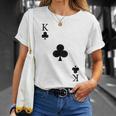 Playing Card Cross King Poker Card Game Carnival Costume T-Shirt Geschenke für Sie