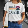 Still Plays Outside Vintage Camping And Hiking T-Shirt Gifts for Her