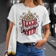 Popcorn Damen T-Shirt Geschenke für Sie