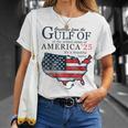 Retro Gulf Of Usa America Gulf Of Mexico July 4Th T-Shirt Gifts for Her