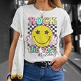 Rock The Test Testing Day Retro Motivational Teacher Student T-Shirt Gifts for Her