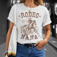 Rodeo Nana Western Cowboy Family Matching Mother's Day T-Shirt Gifts for Her