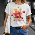 Sangria Is My Favorite Fruit Salad Party T-Shirt Geschenke für Sie