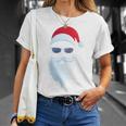 Santa Claus Sunglasses Christmas Santa Claus Long-Sleeved T-Shirt Geschenke für Sie