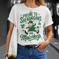 St Patrick Day Prone Shenanigans Malarkey Toddler Boy Irish T-Shirt Gifts for Her