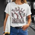 T-Ball Mama Mom Mother's Day Coquette -Ball Womens T-Shirt Gifts for Her