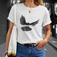 Techno Holy Spirit Rave Bird Raabe Hardtechno Deep Trance T-Shirt Geschenke für Sie