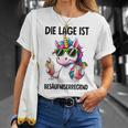 With Unicorn Motif T-Shirt Geschenke für Sie