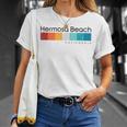 Vintage Hermosa Beach California Retro T-Shirt Cadeaux pour elle