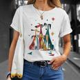 Vintage Retro Mid-Century Long Neck Dogs 50S 60S Style T-Shirt Gifts for Her