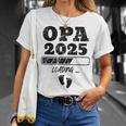 Zum Opa Beförders 2025 Gray T-Shirt Geschenke für Sie