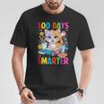 100 Days Of School Cute Cat Boys Girls Kid 100Th Day Teacher T-Shirt Personalized Gifts