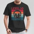 10Th Birthday Boysideo Gamer Level 10 Unlocked Boys T-Shirt Lustige Geschenke