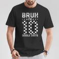10Th Birthday Race Car Bruh I'm Double Digits 10 Years Old T-Shirt Unique Gifts