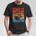 12Th Birthday Boysideo Gamer Level 12 Unlocked Boys T-Shirt Lustige Geschenke