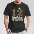 12Th Birthday Girl Princessintage 2011 Cute T-Shirt Lustige Geschenke