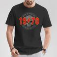 1970Intage Birthday Rock And Roll Heavy Metal T-Shirt Lustige Geschenke