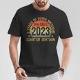 2 Year Old Bday Decorations Son Boy 2Yr 2023 2Nd Birthday T-Shirt Personalized Gifts