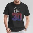 30Th Birthday King Crown 30 Years Bday For Men T-Shirt Lustige Geschenke