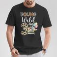 3Rd Birthday Toddler Young Wild Three 3 Year Old Safari Zoo T-Shirt Personalized Gifts